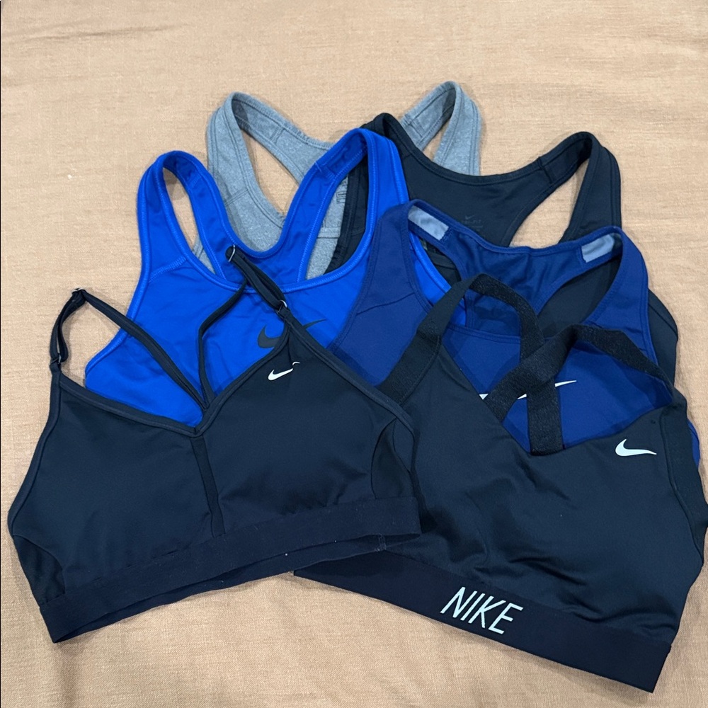 Nike Women's Sports Bra Collection - Blue and Black
